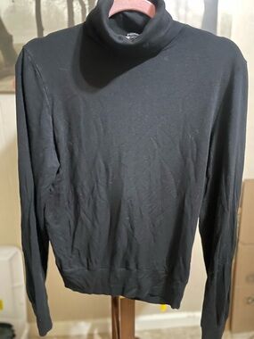 Men's Black Turtleneck Sweater - A|X Exchange